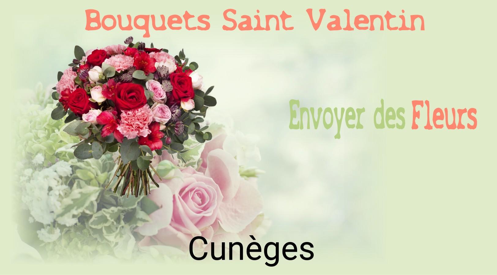 Roses de Saint-Valentin livrées à Cunèges